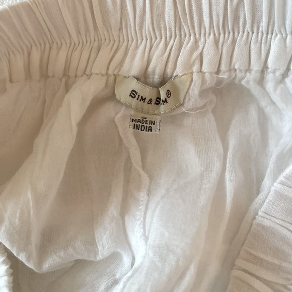 Sim & Sam White Lacey skirt S (cotton lining) - Picture 3 of 8